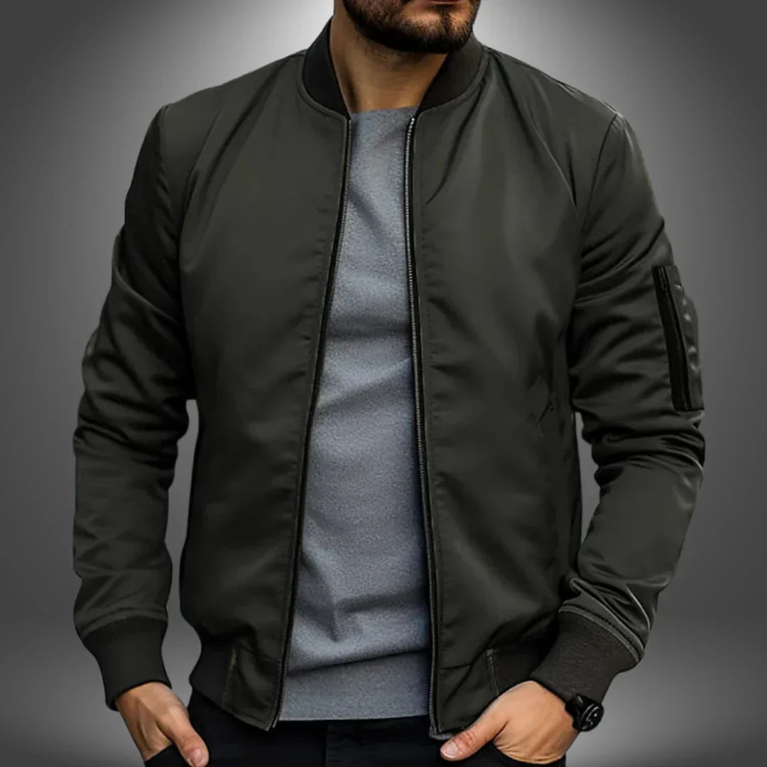 Lekka męska bomberka – casualowa kurtka typu windbreaker
