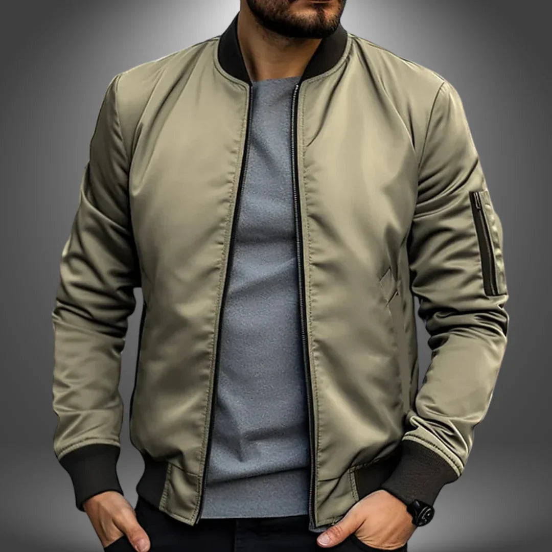 Lekka męska bomberka – casualowa kurtka typu windbreaker