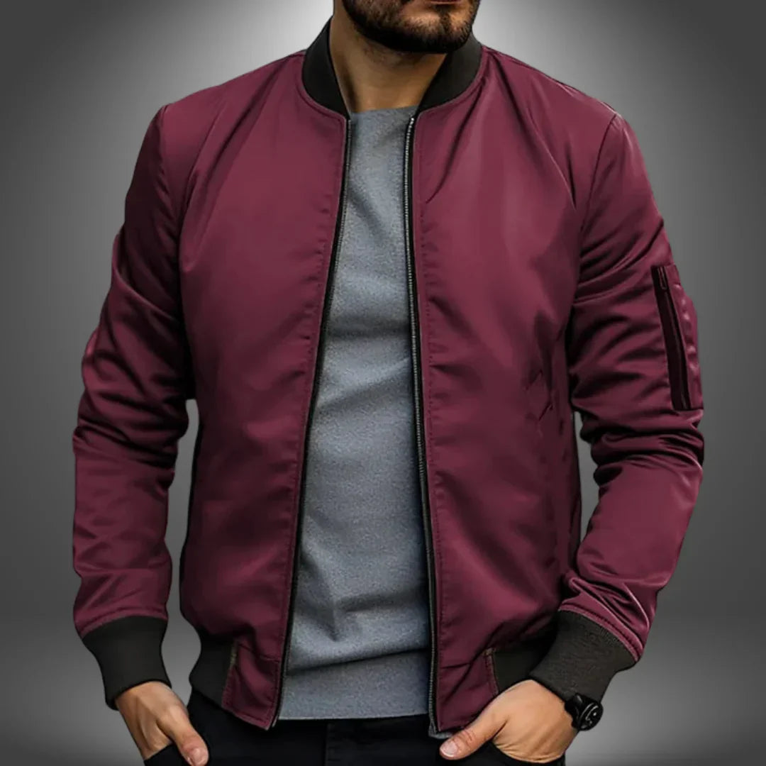 Lekka męska bomberka – casualowa kurtka typu windbreaker