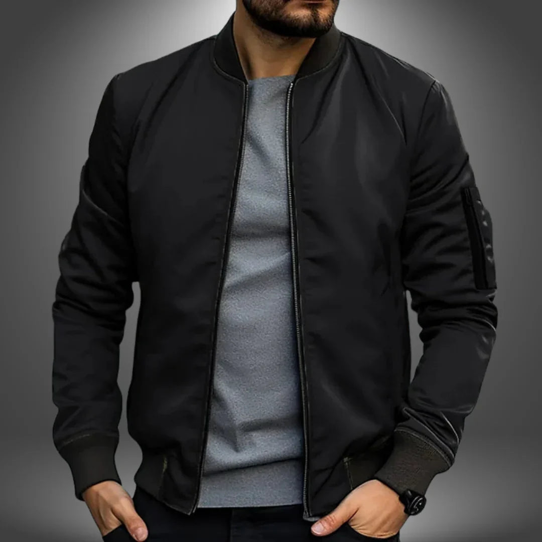 Lekka męska bomberka – casualowa kurtka typu windbreaker