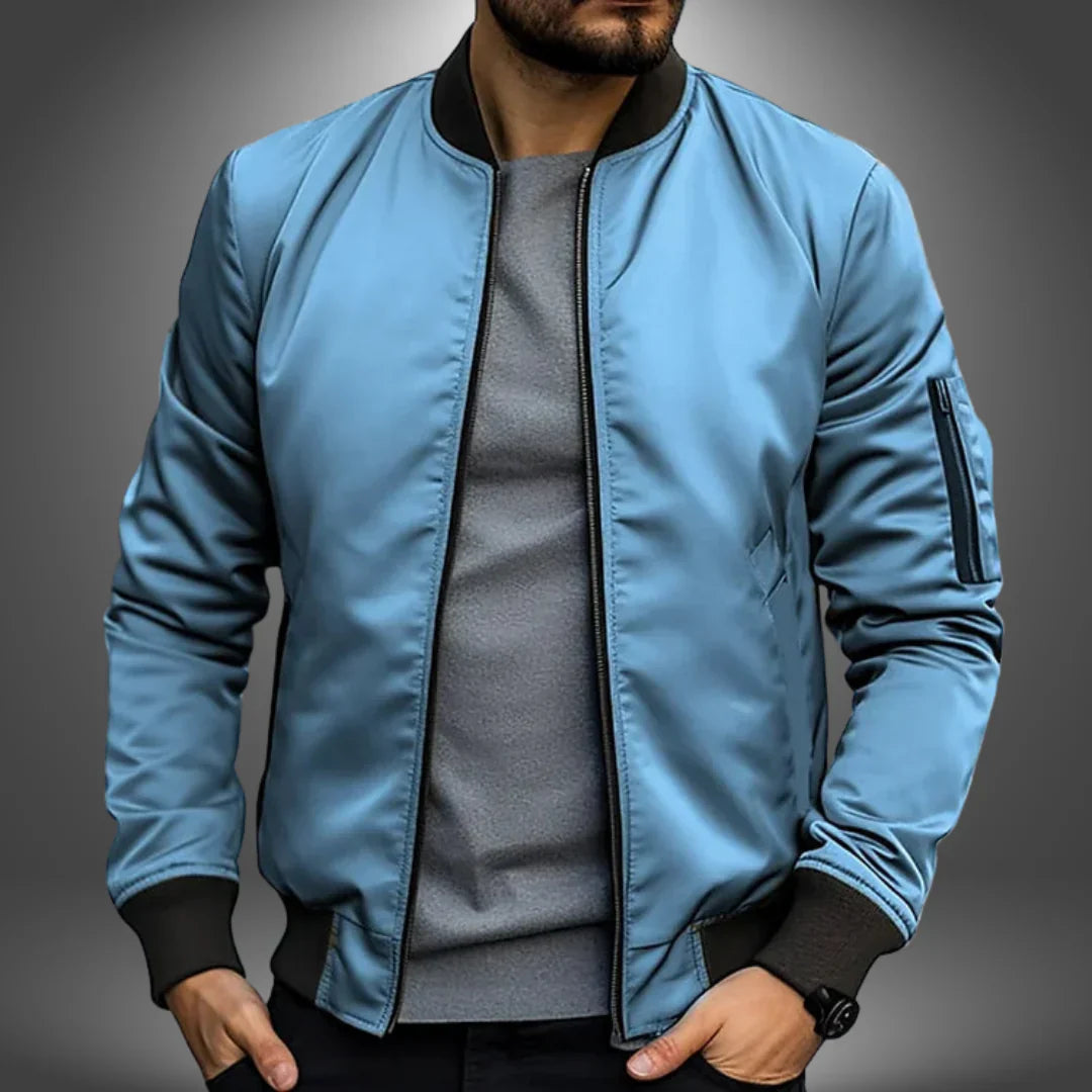 Lekka męska bomberka – casualowa kurtka typu windbreaker